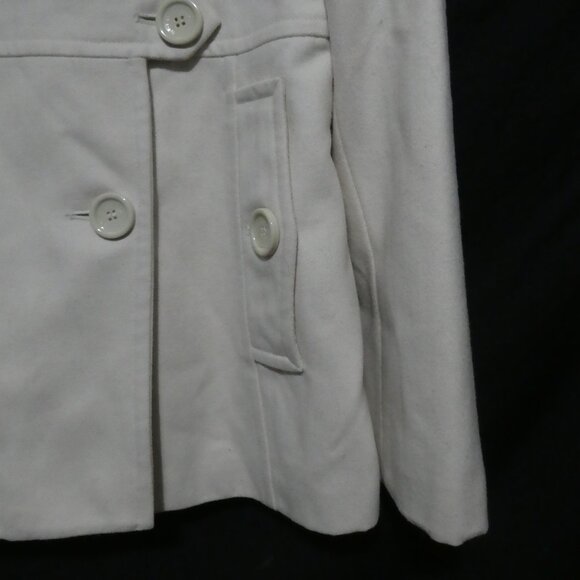 ESPRIT | large | Ivory Pea Coat | Dry Clean Only - Picture 7 of 15